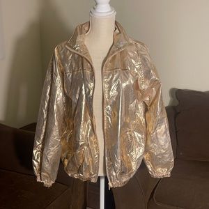 Gold windbreaker